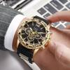 Fashion Large Dial Men's Watch Casual Silicone Band Men Sports Quartz Watches Reloj Hombre