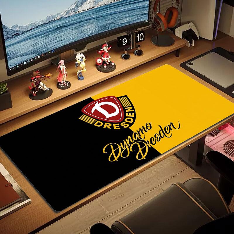 Dynamo Dresden Большой Коврик для Мыши Большой Игровой Коврик для Стола Нескользящий Ноутбук Планшет Большой Коврик для Мыши XXL Коврик Мини ПК Игровой Коврик с Заблокированным Краем