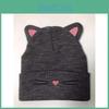 Модная вязаная шапка для кошек на осень и зиму, мягкая, теплая, унисекс, для улицы