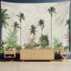 Дерево гуавы банановое растение гобелен настенный Пальмовая ветвь тропический пейзаж хиппи тапиз общежитие ТВ фон Настенный декор