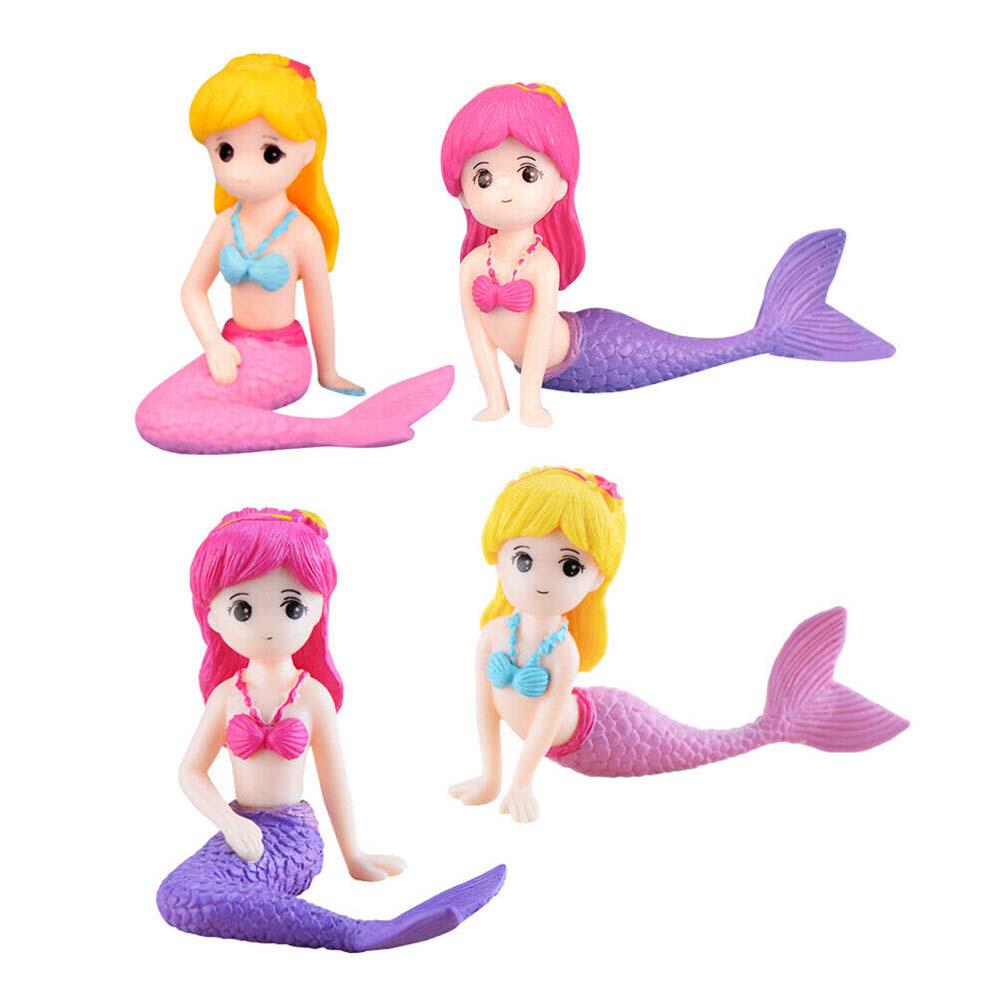 Craft PVC Home Decor Landscapes DIY Aquarium Fish Mermaid Fish Tank Ornaments Miniatures
