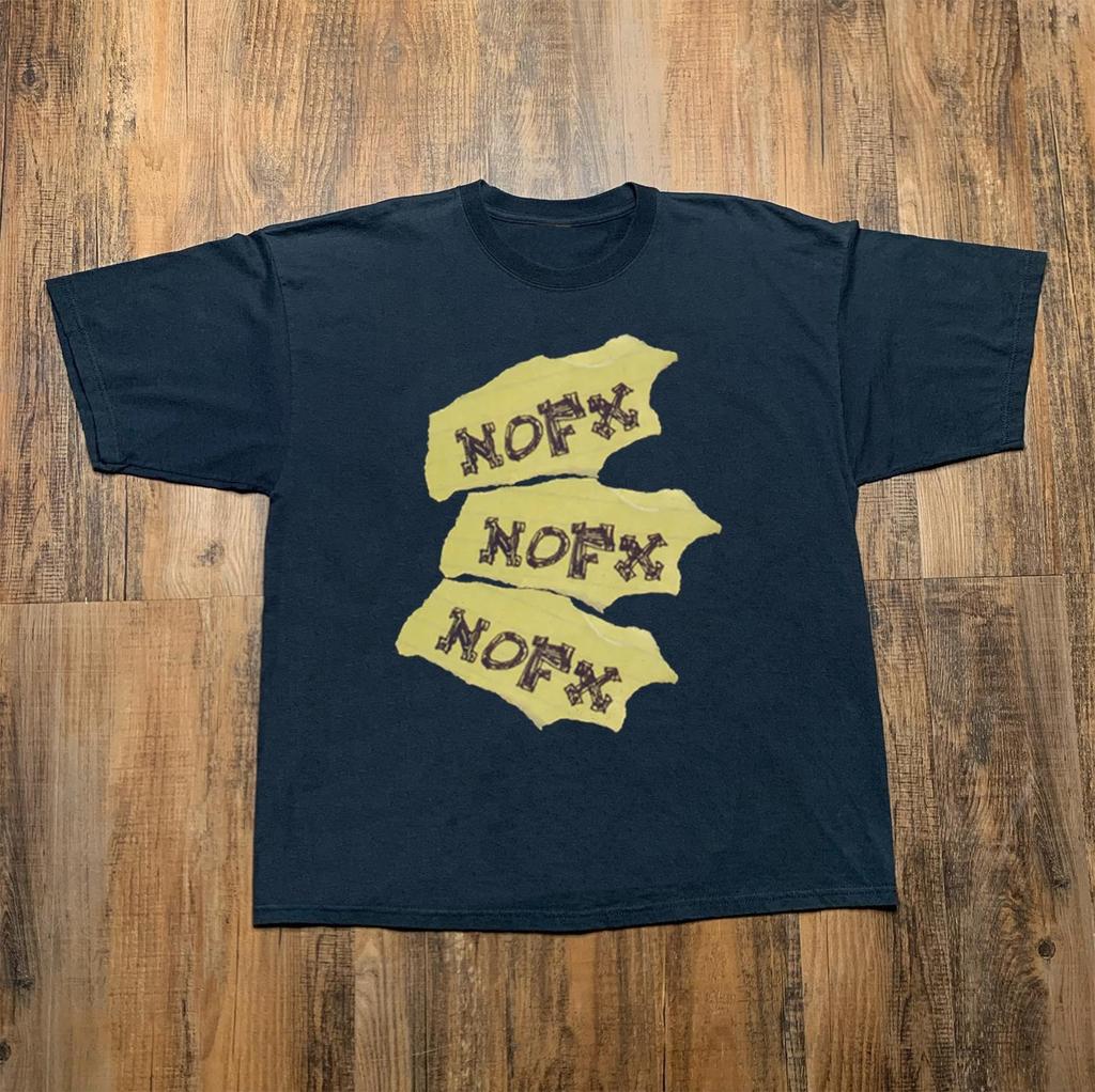Nofx Band Punk Rock Logo Black Unisex T-shirt Size S-5XL
