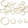 2Pcs Copper Thin Circular Ring Ear Buckle For DIY Earring Jewelry Making Craft Accessories