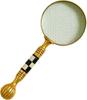 Красивая винтажная лупа Цельнометаллическая латунь с ручкой, покрытой перламутром | Для чтения книг, Дизайн карты, Офисная и школьная работа
