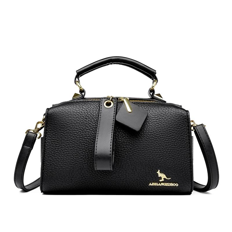 Женская роскошная сумка-подушка Boston с большим объемом и принтом в стиле ретро, сумка-тоут через плечо