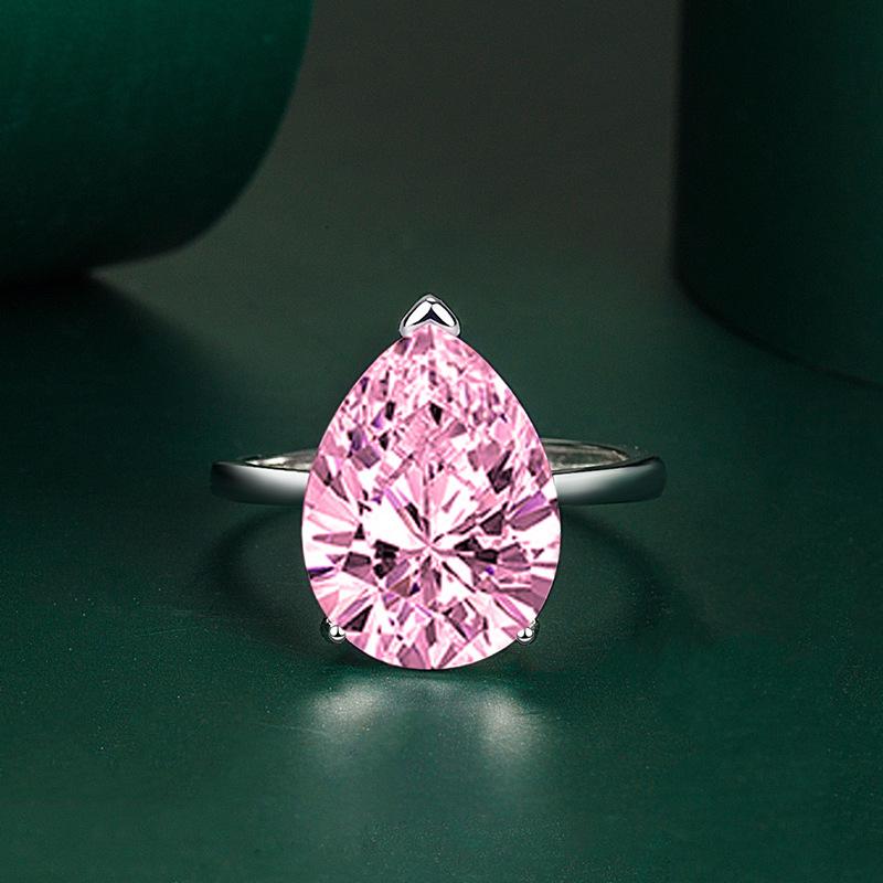 Sace Gems Классическое кольцо из медного сплава с цирконом, женские ювелирные изделия, свадебный подарок для вечеринки