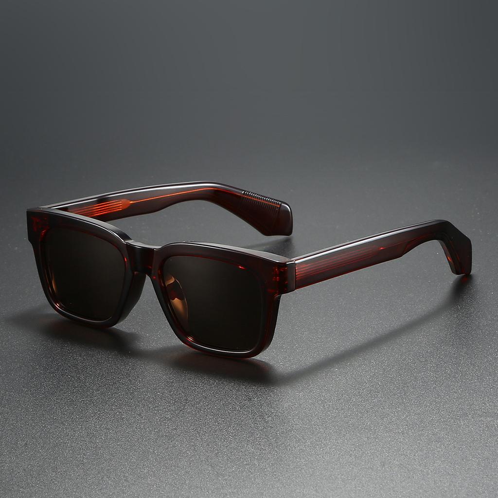 High Quality UV400 Polarized Sunglasses Outdoor Retro Driving Fishing Goggles Men Trendy Square Sunglasses Shades Eyewear Women