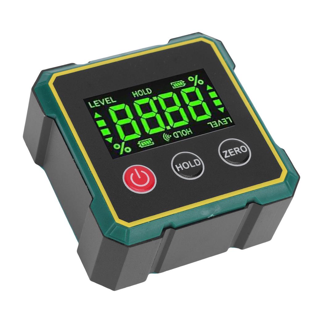 Цифровой угломер с магнитной базой, преобразование угла наклона, электронный инструмент для поиска угла с фиксацией данных