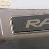 2020 RAV4 Rear Bumper Stainless Steel Protector and Decorative Tailgate Sticker