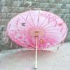 1PC with Tassel Classical Women's Umbrella for Hanfu Accessories Satin Cloth Photograph Props Fairy Ancient Parasol