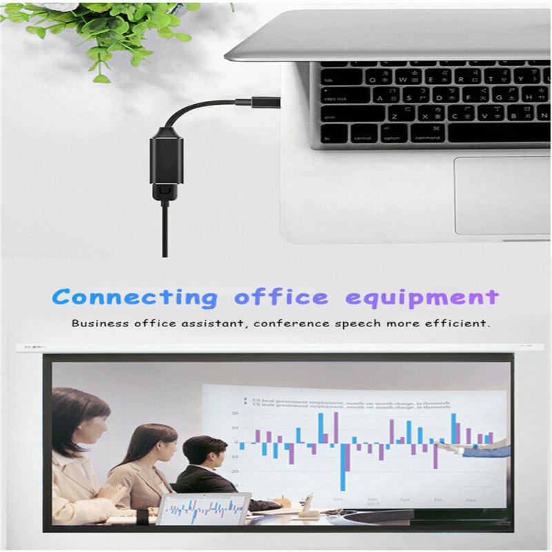 Usb 3.1 Type C в HDMI-совместимый преобразователь 4k Type C HDMI-совместимый адаптерный кабель, совместимый для