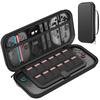 HEYSTOP Switch 2 Case Large Capacity Shockproof Soft Lining Double Zipper Portable Black