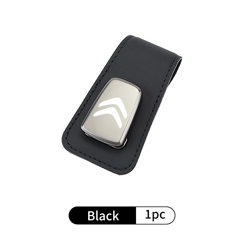 Magnetic Car Sunglasses Holder Eyeglass Hanger Ticket Card Clip For Citroen C5 C1 C2 C6 C4L DS3 DS4 DS5 C-Elysee Grand Berlingo WQ7