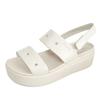 Crocs SkieS Barlebory CrocS Shoes CrocS Brooklyn Foryou Women S Wedge Sandals SlipperS Retreat Stucco 21067
