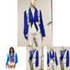 Eye-catching Starry Cheerleader Costume For Women Ideal For Halloween And Events
