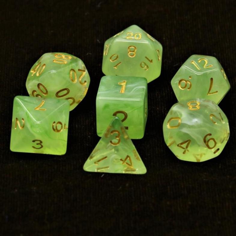 7 шт./лот, многогранные игральные кости из смолы D&D D4 D6 D8 D10 D% D12 D20, многогранные игральные кости TRPG, настольные игры