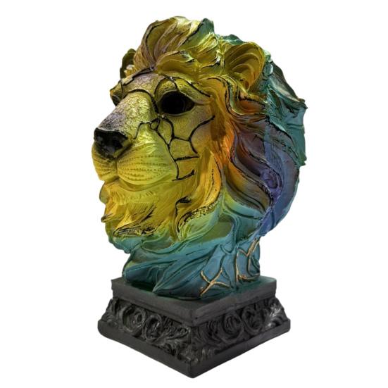 Красочный витражный ночник из смолы с животными, кошка, лошадь, слон, дельфин, лев, петух, сова, волк, настольная лампа, украшение дома