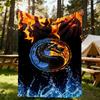 1 шт. Плед Mortal Kombat для улицы, легкий, фланелевый, мягкий и теплый, всесезонный, для улицы, кемпинга, гостиной, офиса, L1106052