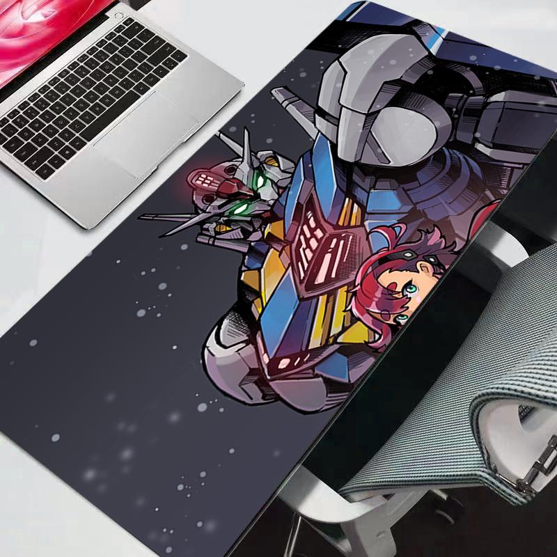 Коврик для мыши Mobile Suit Gundam Компьютерный Ноутбук Аниме Клавиатура Мышь Коврик Большой Коврик для Мыши Клавиатуры Геймеры Декорация Настольный Коврик