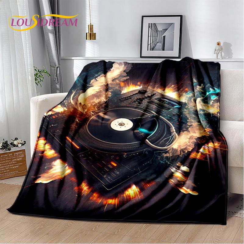 Ноты Музыка Красочные Музыкальные Ноты Мультфильм Одеяло, Мягкий Плед Одеяло Для Дома Спальни Кровати Дивана Пикника Путешествия Офиса Покрывало Ребенка