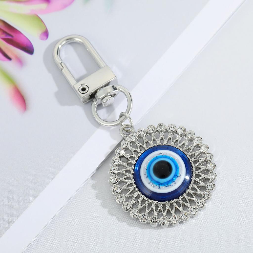 Key Ring Holder Bag Pendant Evil Eye Keychain Buddha Hand Keychains Hamsa Hand Keyring Amulet