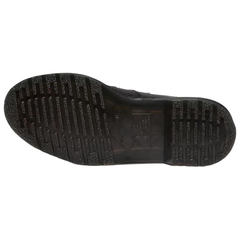 Dr. Martens Adrian BW Кожаные Универсальные Винтажные Оригинальные Лоферы Унисекс Лоферы Черно-Белые 42981001