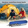 Уличный карманный мультитул Портативный мини-складной резак Открывалка для бутылок Ножницы Все-в-одном Многофункциональный инструмент