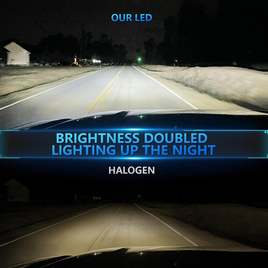 9006/HB4 Светодиодные лампы для фар IP68 Водонепроницаемые автомобильные светодиодные лампы для фар 6500K 120W 12000LM Яркий светодиод