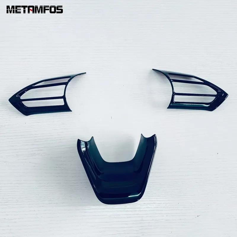 For Toyota Sienta 10 Series 2024 Matte Steering Wheel Cover Molding Trim Frame Sticker Bezel Accessories Car Styling