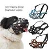 Pet Dog Basket Muzzles Upgraded Soft Breathable Cage Muzzle Adjustable Dog Mouth Guard Anti-Bark Biting for Small Large Dogs