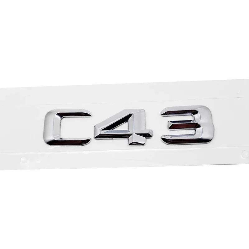 3D Наклейки с буквами на заднюю часть автомобиля Эмблема для Mercedes Benz C Class C32 C36 C43 C55 C63 C180 C200 C220 C230 Авто Задний Багажник