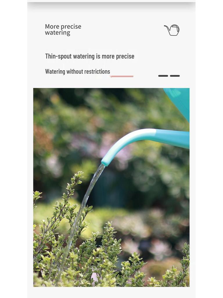 Large Capacity Plastic Watering Can with Long Spout for Gardening, Ideal for Flowers and Vegetables