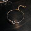 2021 Trendy Geometric Titanium Circle Bracelet for Women