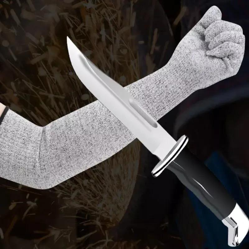 Длинные перчатки для работы в саду, ткань HPPE, устойчивая к порезам, защищает руки, удобные и прочные рабочие перчатки для строительных площадок