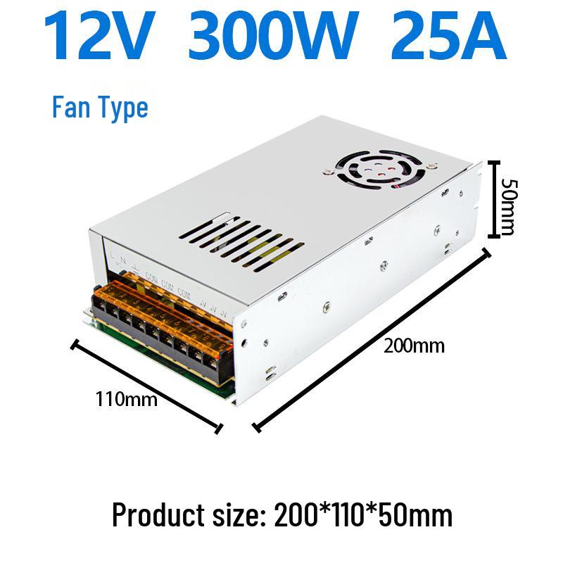 Импульсный источник питания 220 В на 24 В постоянного тока 15 А со светодиодным дисплеем, трансформатор 5 В/12 В