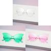Unisex Butterfly Eyewear Frameless Sunglasses With Resin Lenses For Cycling And Stylish Outfits