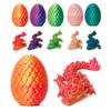 Сюрприз Роза Яйцо Дракона Шарнирная игрушка Драгоценный камень Дракон - 3D-печатные шарнирные соединения для детей и взрослых