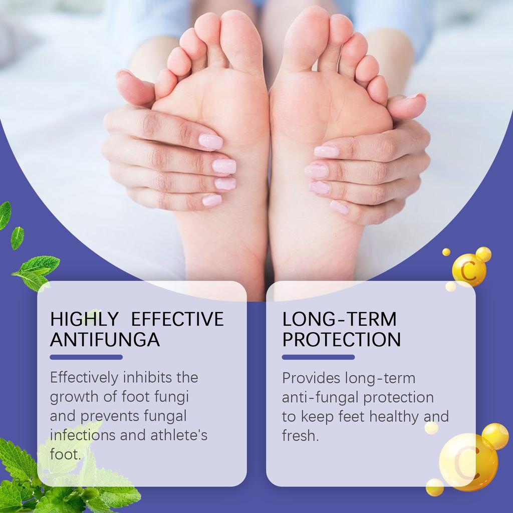 Спрей от запаха ногАнтибактериальный дезодорант-порошокПротив зуда и запаха пота Жидкость для ног спортсменов Противогрибковая обувь Носки Уход за ногами