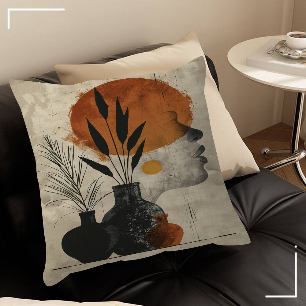 Bohemian Abstract Wall Art 4545cm Cushion Cover Pillow Cover Decor Pillowcase Home Pillowcase For Couch Pillow