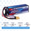 SIGP 4S 14.8V RC LiPo 25C 2250mAh с разъемом XT60 для RC самолетов, квадрокоптеров, вертолетных дронов, FPV гонок и хобби