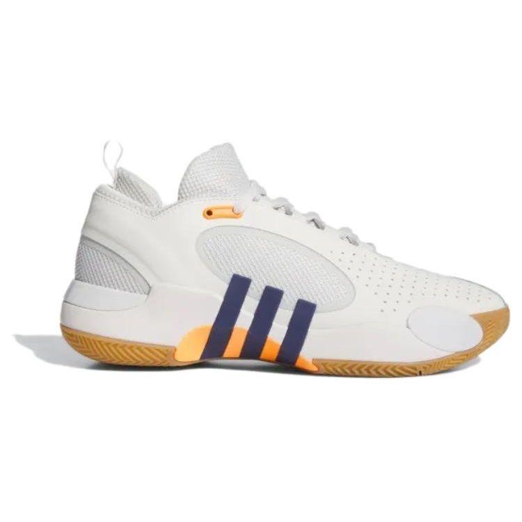 Adidas ДОН. Выпуск №5 Белые мужские кроссовки Victory Blue Orange Core-White Crystal-White IE7799