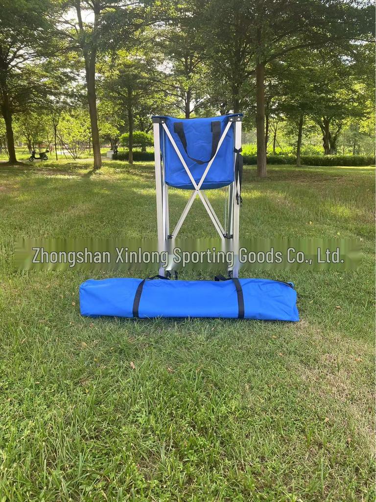 Portable Aluminum Folding Tennis Ball Cart with Basket
