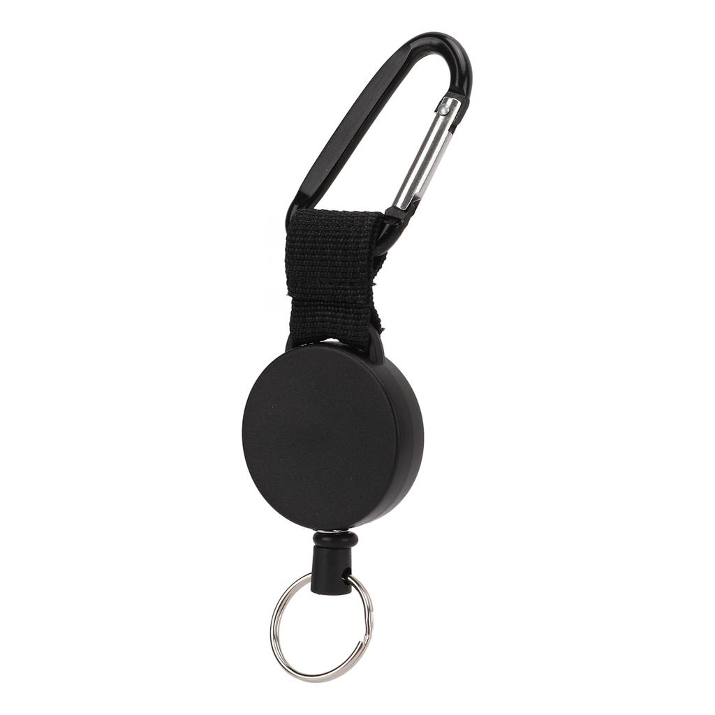 Retractable Key Chain Heavy Duty Carabiner Key Holder Keychain Lanyard Badge Reels with Steel