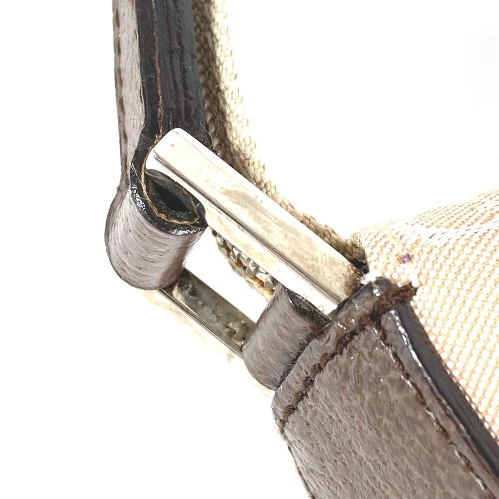 BVLGARI Logo mania logo bag Shoulder Bag Leather/Canvas Beige/Brown