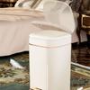 Foot Pedal Metal Softly Close Pedal Bathroom Trash Can for Kitchen Hotel Home Office 8/10/15L Trash Can with Lid
