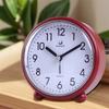 Классический аналоговый будильник 4 дюйма, бесшумный, не тикающий, с ночником, на батарейках, в старомодном стиле для прикроватной тумбочки