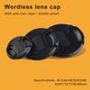 Крышка объектива Профессиональная Защищающая от царапин Легкая Защитная крышка для объектива цифровой камеры для Canon 49/52/55/58/62/67/72/77/82 мм