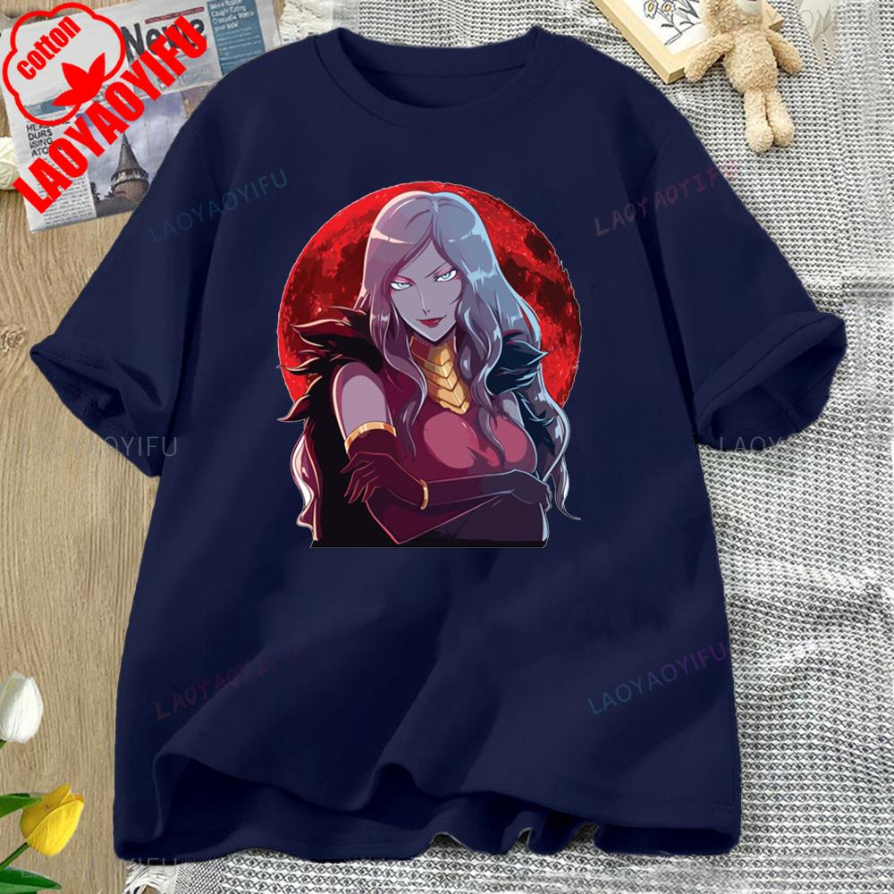 Castlevania Alucard Carmilla Printed T-shirt Tops Castlevania Alucard Street Fashion Hip Hop Casual Comfortable Personality