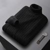 Men's 2023 Thick Velvet Turtleneck Sweater – Warm, High-End, 100% Cotton, Stylish and Comfortable