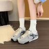 Мода 2025 Новые женские кроссовки из сетки на тонкой подошве Модные Ретро Лаконичные Повседневные Удобные Увеличенные Спортивные Туфли Уличные Кеды